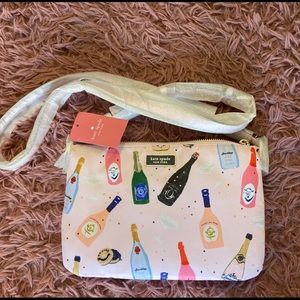 Brand new Kate Spade New York  DAWN CHAMPAGNE TRIPLE GUSSET CROSSBODY